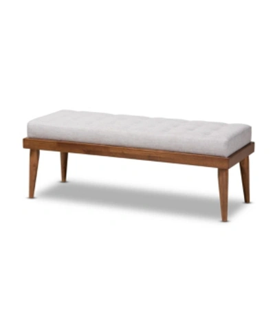 Furniture Linus Bench In Gray