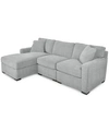 FURNITURE RADLEY 3-PIECE FABRIC CHAISE SECTIONAL SOFA, CREATED FOR MACY'S