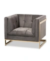 Furniture Ambra Arm Chair In Gray
