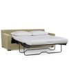 Furniture Radley 86" Fabric Queen Sleeper Sofa Bed, Created For Macy's In Heavenly Apple Green