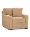 Furniture Radley 38" Fabric Armchair, Created For Macy's In Heavenly Caramel Tan