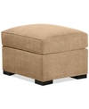 Furniture Radley 32" Fabric Ottoman, Created For Macy's In Heavenly Caramel Tan