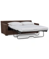 Furniture Radley 86" Fabric Queen Sleeper Sofa Bed, Created For Macy's In Heavenly Java Brown