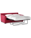 Furniture Radley 74" Fabric Full Sleeper Sofa Bed, Created For Macy's In Heavenly Mulberry Red