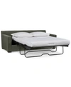 Furniture Radley 86" Fabric Queen Sleeper Sofa Bed, Created For Macy's In Heavenly Olive Green