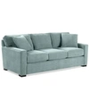 Furniture Radley 86" Fabric Sofa, Created For Macy's In Heavenly Robinsegg Blue
