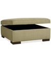Furniture Radley 36" Fabric Storage Ottoman, Created For Macy's In Heavenly Apple Green