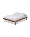 Furniture Karine Bed - Full In Ash Walnut