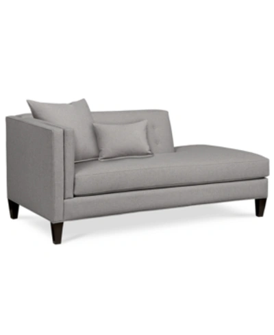 Furniture Braylei Fabric Chaise, Created For Macy's In Devon Heather
