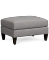 Furniture Closeout! Braylei Fabric Ottoman, Created For Macy's In Devon Heather