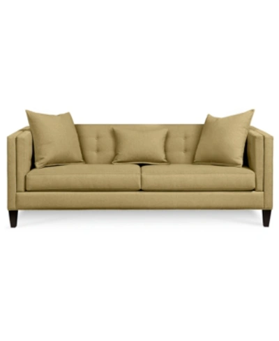 Furniture Braylei 88" Fabric Track Arm Sofa, Created For Macy's In Devon Camel
