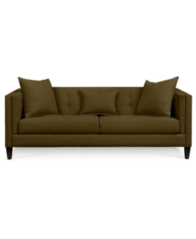 Furniture Braylei 88" Fabric Track Arm Sofa, Created For Macy's In Devon Mocha