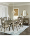 FURNITURE KELLY RIPA HOME HAYLEY 7-PC. DINING SET (DINING TABLE, 4 SIDE CHAIRS & 2 ARM CHAIRS)