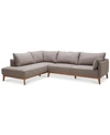 FURNITURE JOLLENE 113" 2-PC. FABRIC SECTIONAL, CREATED FOR MACY'S