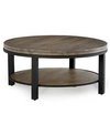 Furniture Canyon Round Coffee Table, Created For Macy's