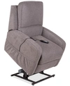 Furniture Karwin Fabric Power Lift Reclining Chair In Storm Gray