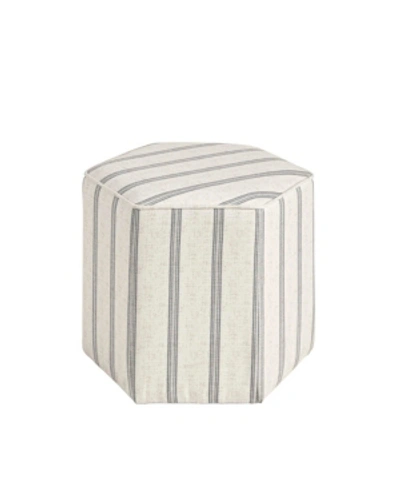 Martha Stewart Collection Martha Stewart Ellen Small Ottoman In Natural