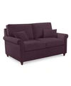 Furniture Lidia 62" Fabric Loveseat, Created For Macy's In Gypsy Eggplant Purple