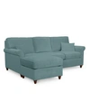 FURNITURE LIDIA 82" FABRIC 2-PC. REVERSIBLE CHAISE SECTIONAL SOFA WITH STORAGE OTTOMAN