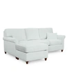FURNITURE LIDIA 82" FABRIC 2-PC. REVERSIBLE CHAISE SECTIONAL SOFA WITH STORAGE OTTOMAN