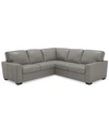 FURNITURE ENNIA 2-PC. LEATHER SECTIONAL SOFA, CREATED FOR MACY'S