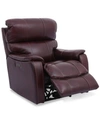 FURNITURE HATHERLEIGH 34" LEATHER DUAL POWER RECLINER WITH USB POWER OUTLET
