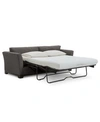 Furniture Elliot Ii 82" Fabric Full Sleeper, Created For Macy's In Merit Charcoal Grey