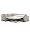 Furniture Elliot Ii 108" Fabric 2-pc. Sleeper Sofa Sectional, Created For Macy's In Merit Dove Beige