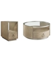Furniture Esme Table , 2-pc. Set (round Coffee Table & Chairside Table)