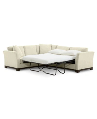 FURNITURE ELLIOT II 108" FABRIC 2-PC. SLEEPER SOFA SECTIONAL, CREATED FOR MACY'S
