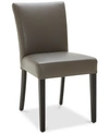 FURNITURE TATE LEATHER PARSONS DINING CHAIR