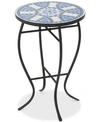 NOBLE HOUSE CLAYTON ROUND SIDE TABLE