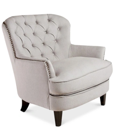Noble House Olynda Club Chair In Ivory