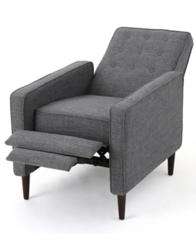 Noble House Wadena Recliner Club Chair In Grey