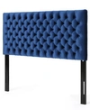 Noble House Jezebel Headboard In Navy Blue