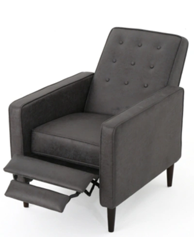 Noble House Wadena Recliner Club Chair In Slate