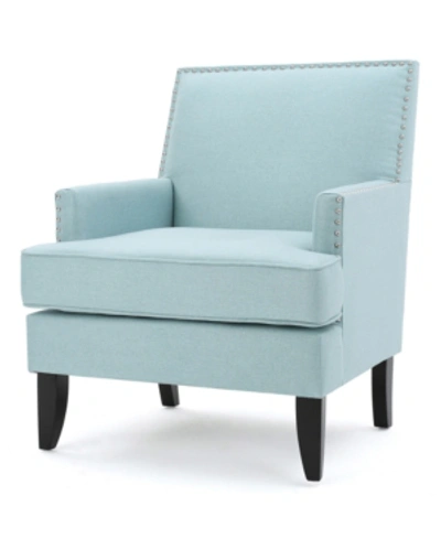 Noble House Arlyn Club Chair In Light Blue