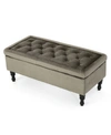 NOBLE HOUSE BINETA STORAGE OTTOMAN BENCH