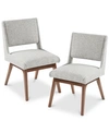 Furniture Brine Dining Chair (set Of 2) In Light Grey