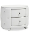 Furniture Davina Nightstand In White