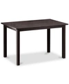 Furniture Aurra Dining Table In Dark Brown