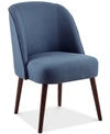 Furniture Bradley Rounded Back Dining Chair In Blue