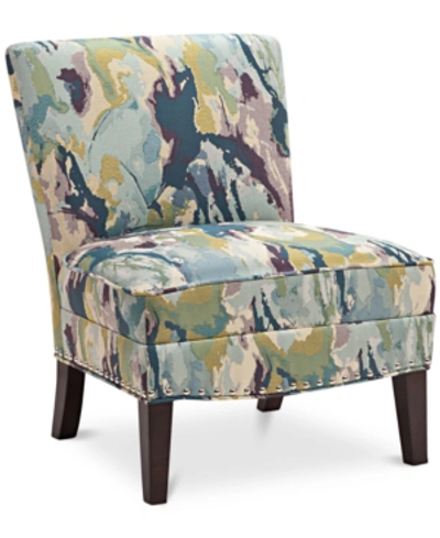Furniture Coryn Fabric Accent Chair In Watercolor