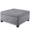 FURNITURE AUSTIN TUFTED STORAGE OTTOMAN