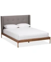 Furniture Corletta Queen Bed In Grey