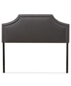 Furniture Avignon Queen Headboard In Dark Grey
