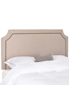 SAFAVIEH BEDELL UPHOLSTERED FULL HEADBOARD