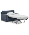 Furniture Radley 54" Fabric Chair Bed, Created For Macy's In Heavenly Naval Blue