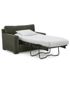 Furniture Radley 54" Fabric Chair Bed, Created For Macy's In Heavenly Olive Green