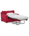 Furniture Radley 54" Fabric Chair Bed, Created For Macy's In Heavenly Mulberry Red